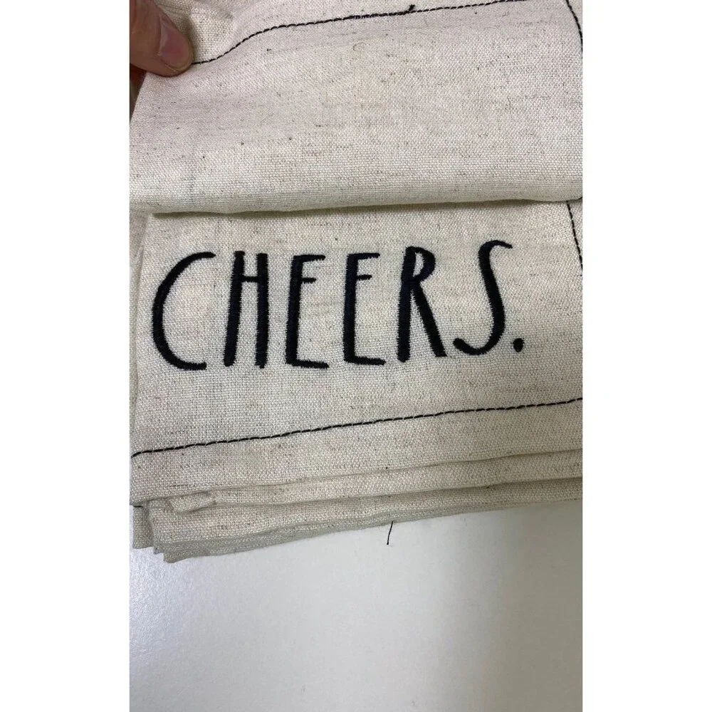 Rae Dunn Cloth Napkins Set of 4 NEW!‎ VHTF